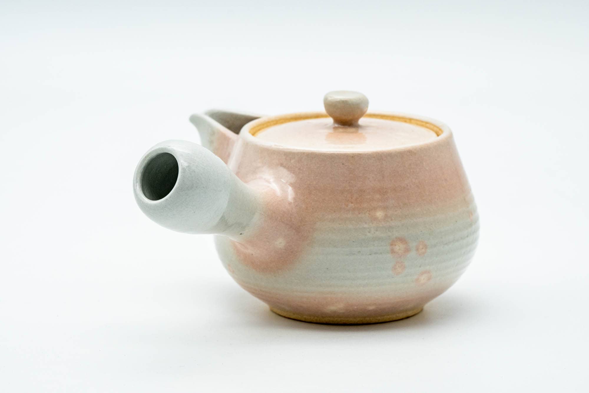 Japanese Tea Set - 天鵬山 Tsubaki Kiln - Hagi-yaki Kyusu Teapot with 5 Yunomi Teacups