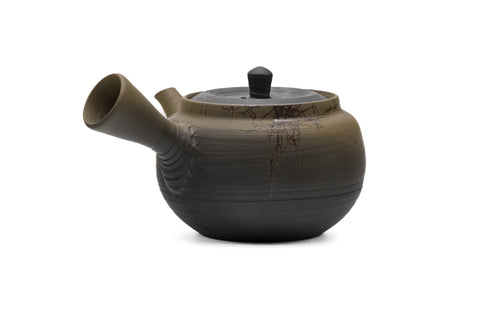 Black Yellow Mogake Tokoname Teapot - 230ml