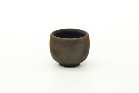 Tezumi — Japanese Teacup - Earthy Bizen Yunomi - 80ml — front view from another angle