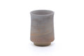 Tezumi — Japanese Teacup - Beige White Weathered Hagi-yaki Yunomi - 160ml — front view