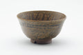 Tezumi — Japanese Matcha Bowl - Brown Green Mottled Drip-Glazed Chawan - 200ml — front view
