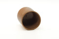 Tezumi — Japanese Teacup - Beige Cream Glazed Hagi Yunomi - 210ml — three-quarter view