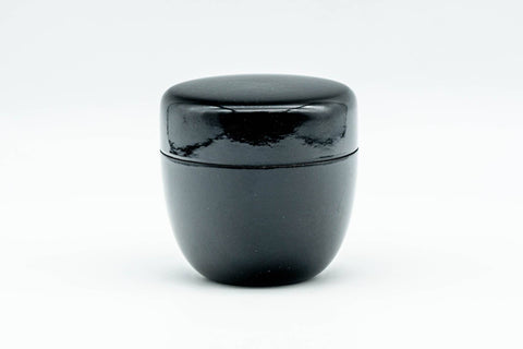 Japanese Natsume - Small Black Lacquer Matcha Tea Caddy - Ko-natsume - 50ml