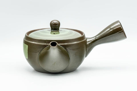 Japanese Kyusu - Green Hakeme Mesh Teapot - 250ml - Tezumi