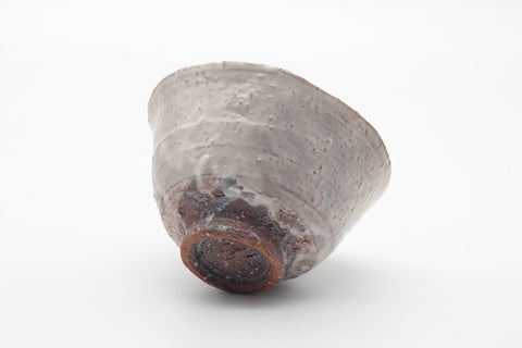 Japanese Matcha Bowl - Milky Grey Glazed Hagi-yaki Ido-gata Wabi-sabi Chawan - 400ml