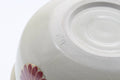 Tezumi — Japanese Kensui - Floral Beige White Glazed Kyo-yaki Water Bowl - 400ml — closeup of the glaze