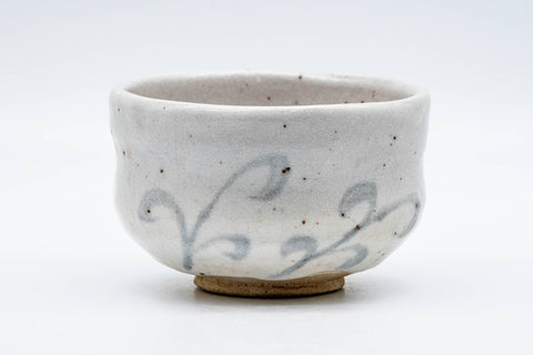 Japanese Matcha Bowl - 市川通三 Ichikawa Michizou - Snowy Shino Glazed Kyo-yaki Chawan - 300ml