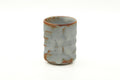 Tezumi — Japanese Teacup - Orange White Glaze Yunomi - 110ml — front view