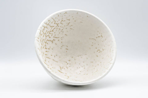 Japanese Matcha Bowl - White Shiro Glazed Kutani-yaki Chawan - 400ml