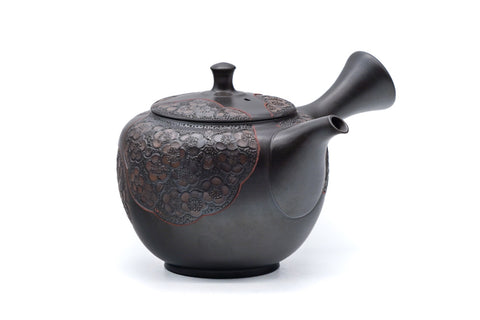 Plum Blossom Shudashi Tokoname Kokudei Teapot - 200ml