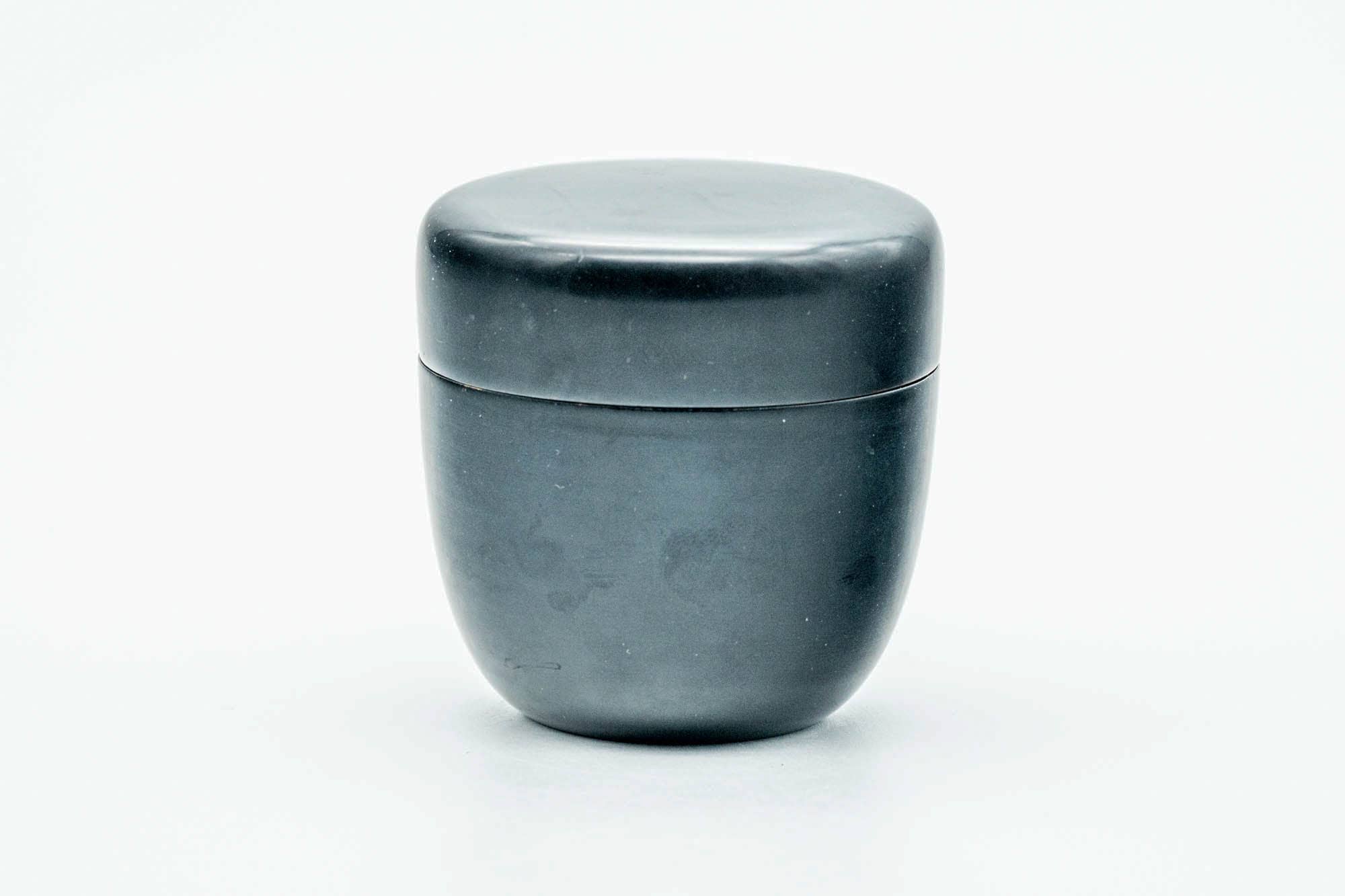 Japanese Natsume - Weathered Black Lacquer Matcha Tea Caddy - 85ml
