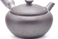 Tezumi — Japanese Kyusu - Engraved Banko-yaki Mesh Teapot - 290ml — closeup of the base