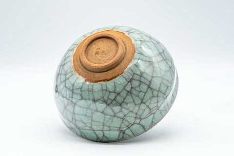 Japanese Matcha Bowl - 澤田秀一 Sawada Shuichi of Shusen Toen - Green Celadon Mino-yaki Chawan - 350ml