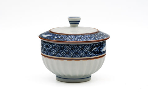 Hand-painted Kiyomizu-yaki Lidded Yunomi - 120ml