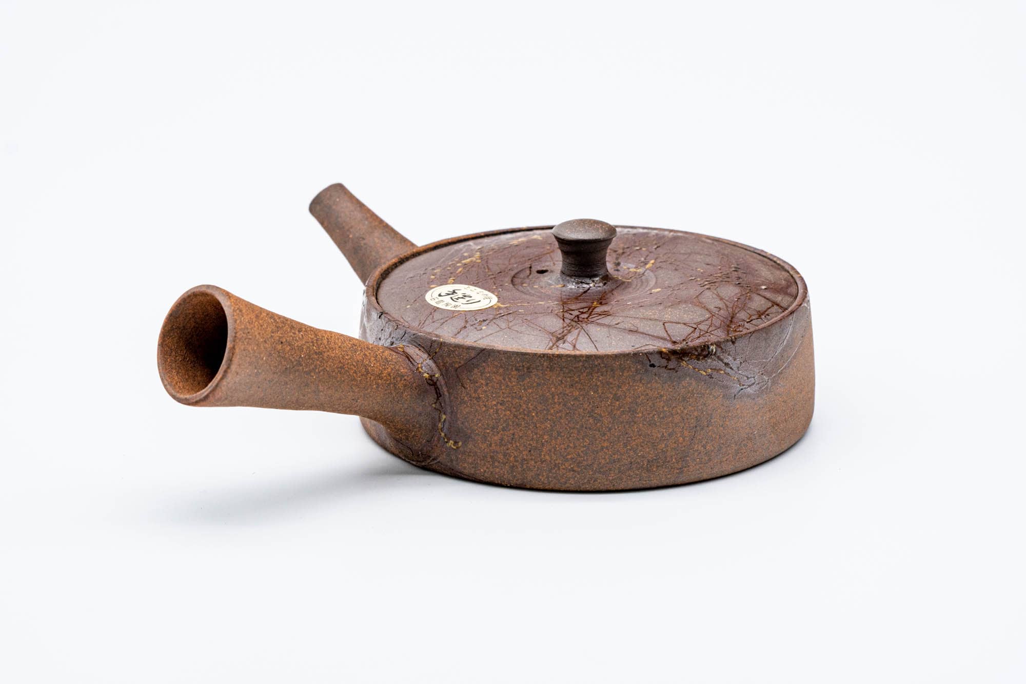 Japanese Kyusu - 石龍窯 Sekiryu Kiln - Mogake Seaweed Yakishime Tokoname-yaki Teapot - 110ml