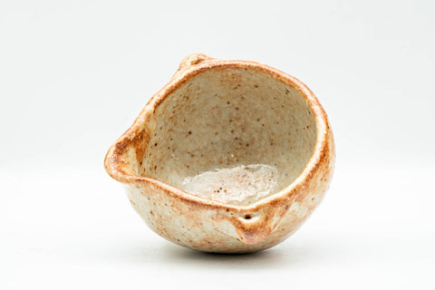 Japanese Katakuchi - Abstract Orange Shino Glazed Water Cooler - 120ml