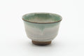 Tezumi — Japanese Teacup - Green White Drip-Glazed Agano-yaki Yunomi - 150ml — front view