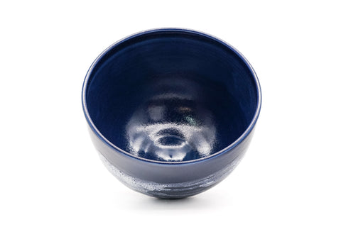 Blue Hakeme Kiyomizu Chawan