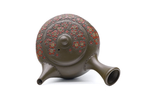 Plum Blossom Layered Tokoname Teapot - 200ml