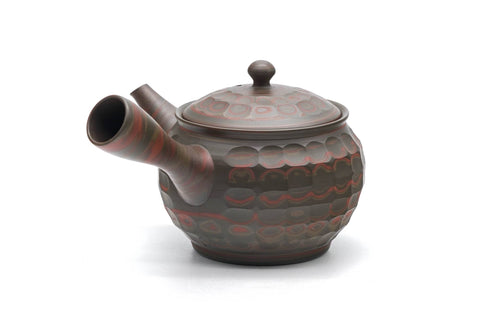 Faceted Green Nerikomi Tokoname Teapot - 280ml