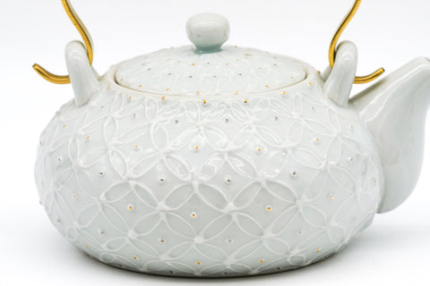 Icchin Shippo Kiyomizu-yaki Teapot - 275ml