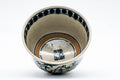 Tezumi — Japanese Matcha Bowl - 岩崎新定 Shinsada Iwasaki - Annan Zeze-yaki Chawan - 250ml — top-down view of the interior