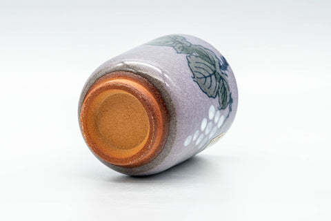 Japanese Teacup - Grapevine Purple Celadon Glazed Yunomi - 250ml