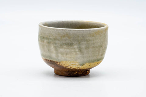 Japanese Teacup - Beige Grey Drip-Glazed Shigaraki-yaki Yunomi  - 150ml