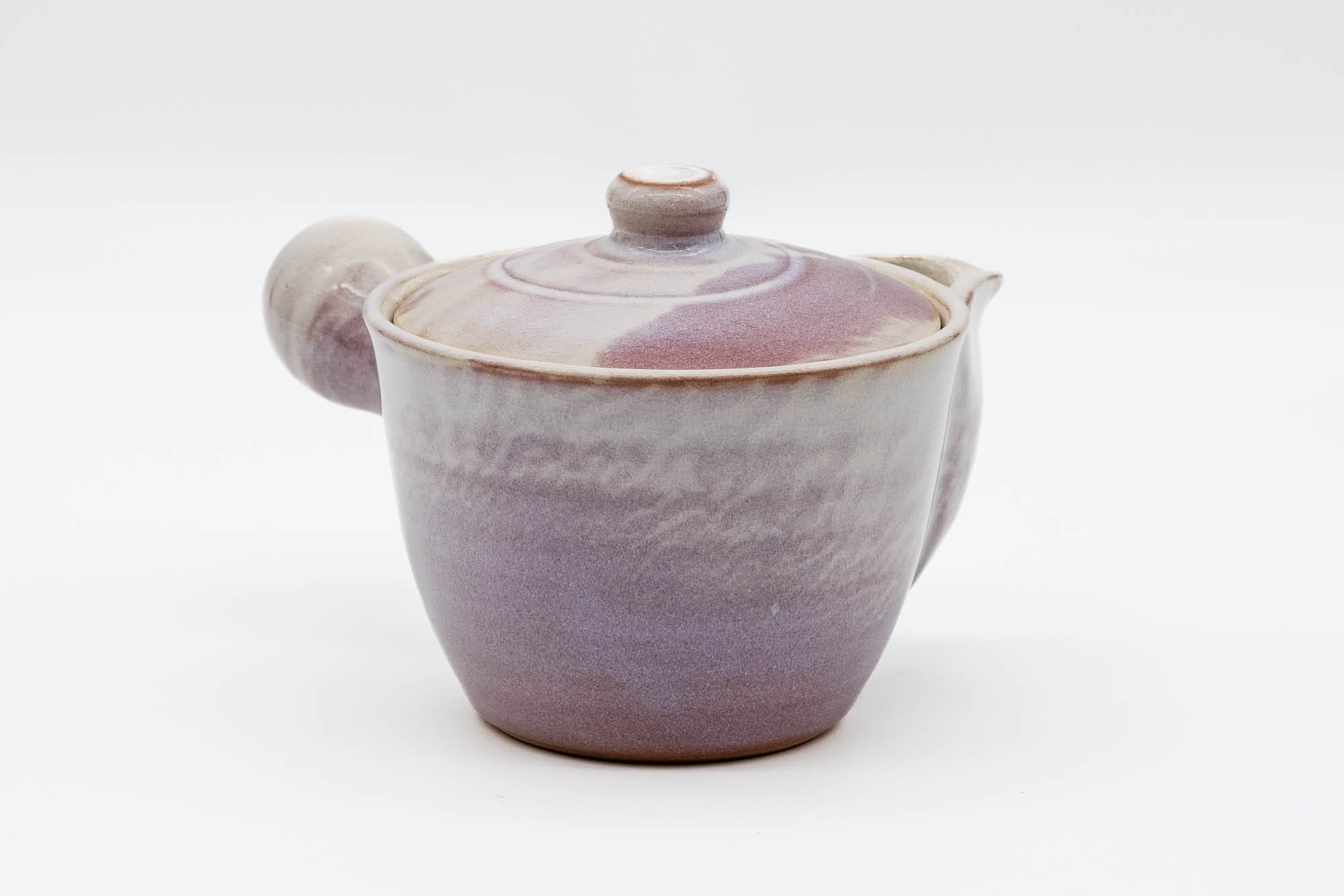 Japanese Kyusu - 椿秀窯 Tsubakihide Kiln - Purple Hagi-yaki Teapot - 400ml