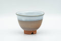 Japanese Teacup - Beige White Glazed Hagi-yaki Yunomi - 70ml - Tezumi