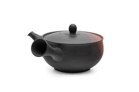 Black Red Yōhen Tokoname Teapot - 250ml