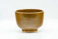 Tezumi — Japanese Matcha Bowl - Brown Glazed Hantsutsu-gata Chawan - 350ml — front view