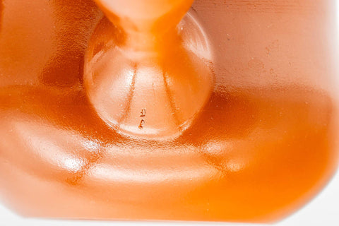 Japanese Kyusu - Classic Red Shudei Tokoname-yaki Mesh Teapot - 370ml