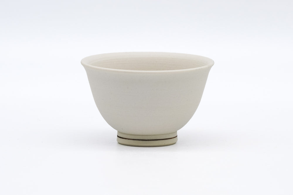 Japanese Teacup - 前川淳蔵 Junzō Maekawa - White Senchawan - 30ml