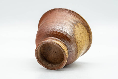Tezumi — Japanese Teacup - Ash Glazed Shigaraki-yaki Yunomi - 60ml — top-down view of the interior