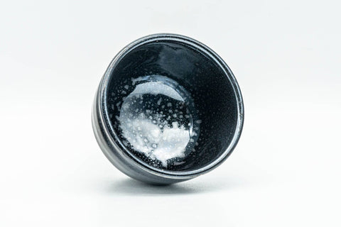 Tezumi — Japanese Teacup - Small Tenmoku Yuteki Glazed Guinomi - 60ml — three-quarter view
