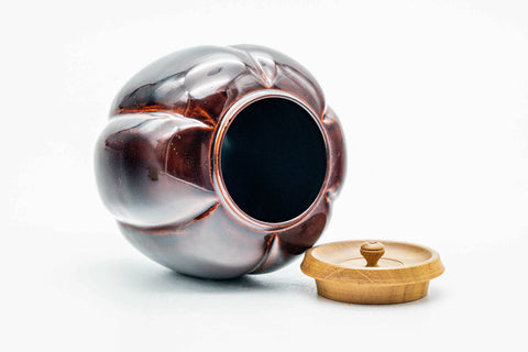 Japanese Chaire - 吉田一峰 Yoshida Kazumine - Akoda Pumpkin Matcha Tea Container