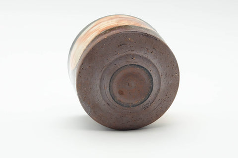 Japanese Matcha Bowl - 緑栄窯 Ryokuei Kiln - Speckled Gohonte Hakeme Hagi-yaki Chawan - 200ml