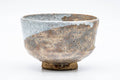 Tezumi — Japanese Matcha Bowl - Coarse Clay Hantsutsu-gata - Hagi-yaki Chawan - 400ml — front view