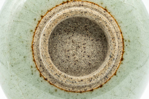 Japanese Katakuchi - Sage Green Speckled Yuzamashi Water Cooler - 130ml - Tezumi