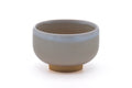 Tezumi — Japanese Teacup - Beige White Glazed Hagi-yaki Yunomi - 170ml — front view