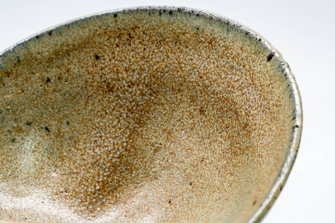 Japanese Matcha Bowl - Beige Blue Summer Chawan - 100ml