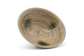 Tezumi — Japanese Matcha Bowl - Yellow Green Spotted Seto-yaki Summer Chawan - 250ml — three-quarter view