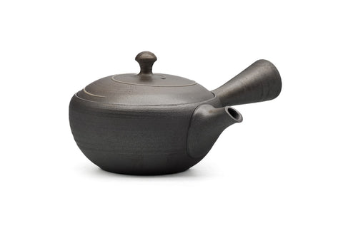 Spiraling Metallic Tokoname Teapot - 240ml