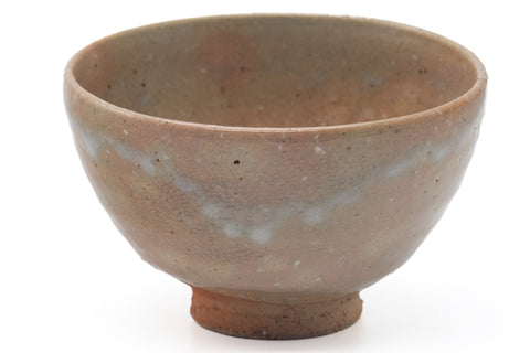 Japanese Matcha Bowl - Beige White Wan-nari Hagi-yaki Chawan - 480ml