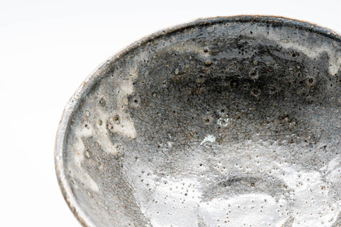 Japanese Matcha Bowl - 中島 満久 Nakajima Mitsuhisa - Shino Glazed Akazu-yaki Chawan - 150ml