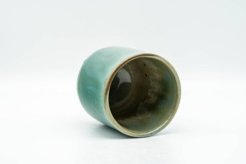 Japanese Teacup - Green Glazed Agano-yaki Yunomi - 160ml - Tezumi