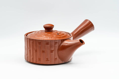 Japanese Kyusu - Bamboo-shaped Tokoname-yaki Teapot - 200ml - Tezumi