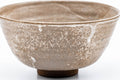 Tezumi — Japanese Matcha Bowl - Brown Matte-Glazed Hantsutsu-gata Chawan - 400ml — inverted showing the foot ring