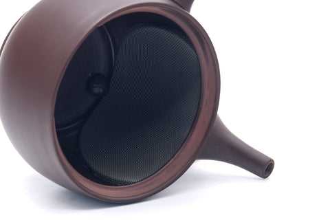 Japanese Kyusu - Brown Tokoname Mesh Teapot - 340ml